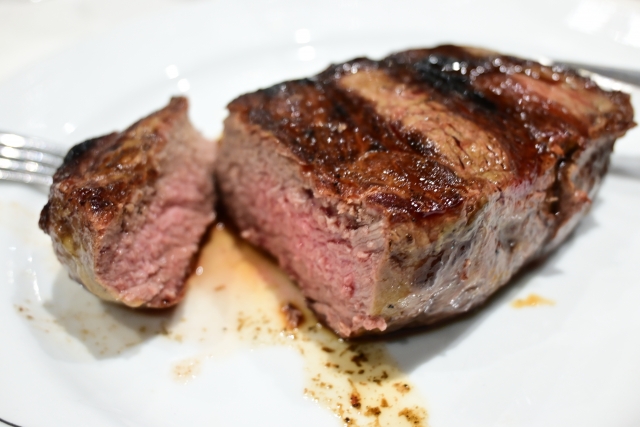アルゼンチン牛のステーキ
